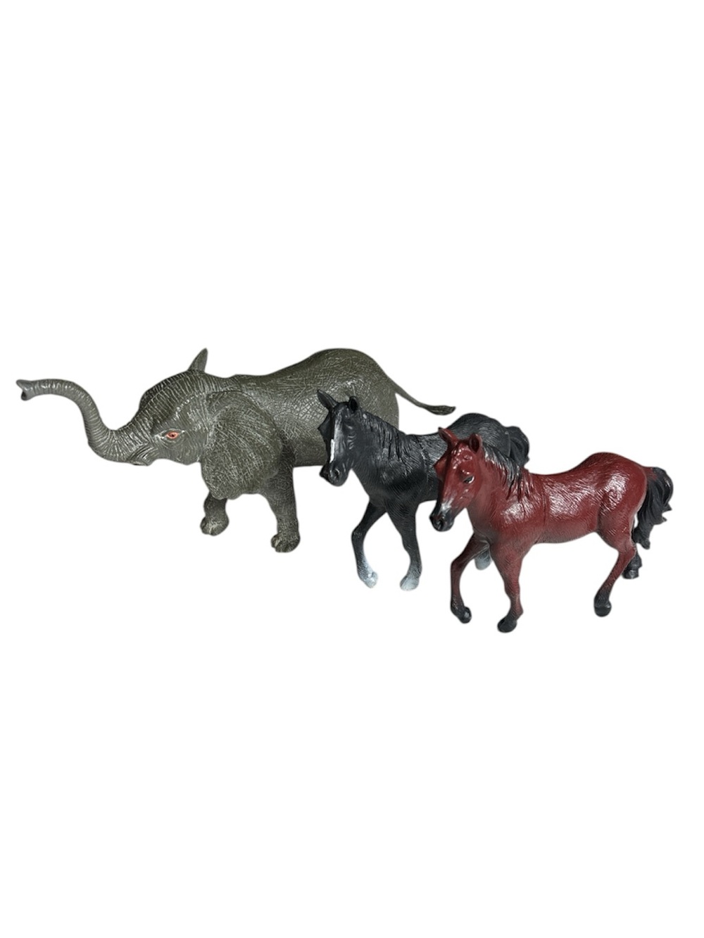 Vintage Horses and Elephant figures